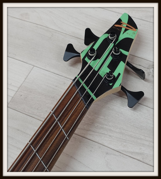 Dingwall JT3 John Taylor 4-String, Metallic Black, Signature